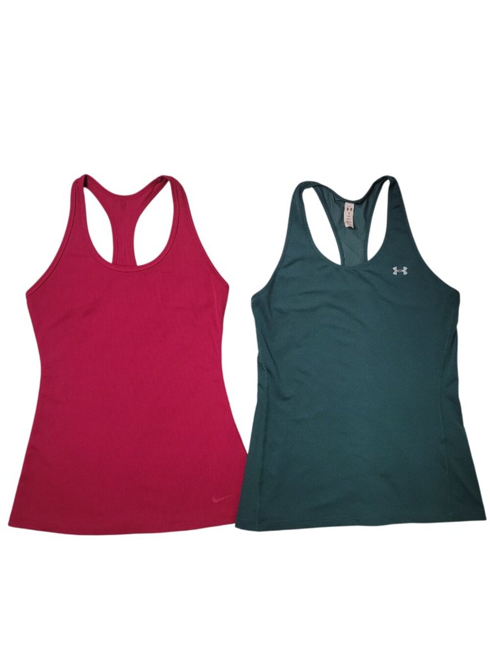 bundle 2 Racerback Activewear Tank Tops Nike Under Armour women's XS/SMALL